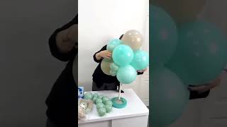 Bouquet de Globos para BABY Shower 🧸🍼 globos balloons babyshower party partykids bouquet [upl. by Mirella]