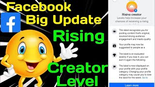 ऐसे मिलेगा💥 rising Creator label 💥अब सबको मिलेगा।। Facebook Rising Creator label kaise le [upl. by Hakan]