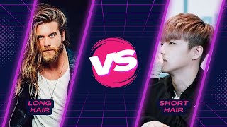 Long Hair VS Short Hair For Mens Style 2024 [upl. by Justen443]