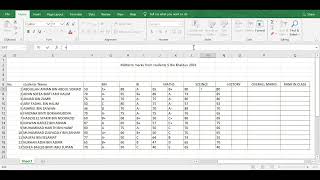 How to determine students examination result using microsoft excel [upl. by Ormand]