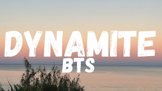 BTS  Dynamite Lyrics [upl. by Calli]