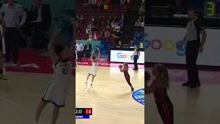 Breanna Stewart runs a NO fly zone in the paint 🙅‍♀️🇺🇸 [upl. by Smalley]