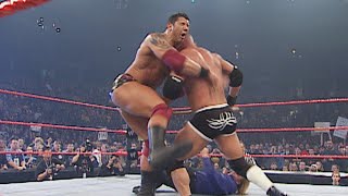 Goldberg vs Batista Raw Nov 10 2003 [upl. by Chirlin]