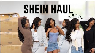 HUGE SHEIN TRY ON HAUL 40 Items  WINTER EVERYDAY OUTFITS [upl. by Hylan]