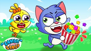 This Is Popcorn Song 🍿🐥 Funny Kids Songs amp Nursery Rhymes by Lamba Lamby [upl. by Ileyan310]