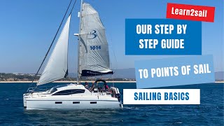 LEARN TO SAIL  OUR STEP BY STEP GUIDE TO THE POINTS OF SAIL [upl. by Sullivan]