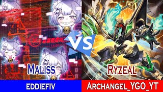 Maliss Sky Striker Vs Ryzeal Water XYZ  eddiefiv Vs ArchangelYGOYT  Newdeck  Dueling Book [upl. by Cnahc]