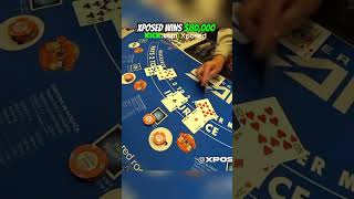 TRIPLE ACE SPLIT ON BLACKJACK IN VEGAS lasvegas gambling blackjack xposed [upl. by Pittman877]