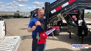 How to Install a Gooseneck Surge Air Hitch  Shocker Hitch [upl. by Vitoria]