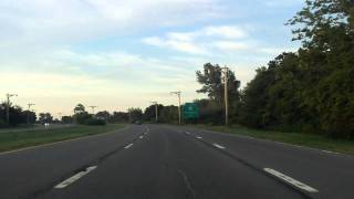 Meadowbrook State Parkway Exits 6 to 10 southbound [upl. by Notseh]