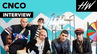 CNCO Reveals Their Hidden Talents amp Which Celeb They Fanboy Over  Hollywire [upl. by Dewhurst]