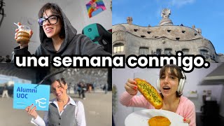 mi graduación 🎓 vuelta al gym 🦋 vlog semanal [upl. by Arutak]