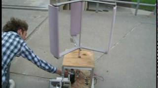 VerticalAxis Wind Turbine  RPI [upl. by Dumond765]