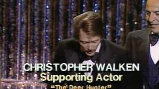 Christopher Walken winning an Oscar® for quotThe Deer Hunterquot [upl. by Arik521]