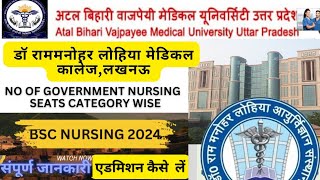 DRRAM MANOHAR LOHIA INSTITUTE OF MEDICAL SCIENCES LUCKNOW FULL INFORMATION BSC NURSING  rmlims [upl. by Musa211]