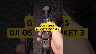 How to turn on Grid Lines on Osmo Pocket 3 dji pocket3 osmopocket3 djiosmopocket3 vlogging [upl. by Nart]