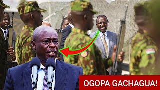 quotNaogopa Gachaguaquot Ruto Arrives Under Tight Security After Gachaguas Impeachment [upl. by Ettevahs]