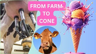 From Cow to Cone 🐄 The Magic of Making Ice Cream 🍨 [upl. by Sugna]