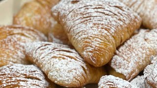 Pastry Recipe Lobster Tail Pastry Dessert  SFOGLIATELLE [upl. by Bristow871]