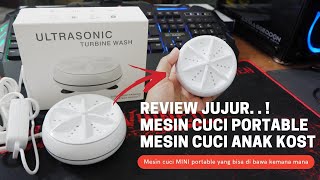 MESIN CUCI MINI ULTRASONIC MESIN CUCI MURAH 150rb an  ULTRASONIC TURBINE WASH [upl. by Wilton651]