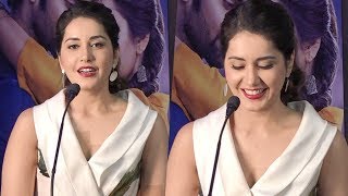 Actress Rashi Khanna Cute Speech  Imaikkaa Nodigal Press Meet [upl. by Waldron792]