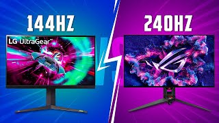 144Hz Vs 240Hz Gaming  Which Refresh Rate is Better [upl. by Eissirk565]