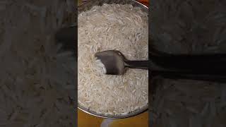 LONG GRAIN BASMATI RICE EATING RAW RICE 🍚 [upl. by Merp]