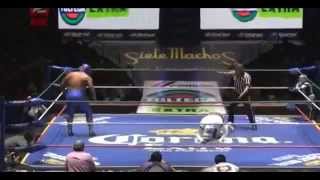 Guerreros del Ring Volador Jr vs Diamante Azul [upl. by Adyeren708]