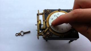 Alarm verge fusee table clock pocket watch movement [upl. by Aleksandr]