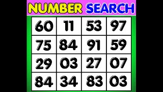 Bet You Cant Find All 3 Repeated Pairs in This Number Grid  27 Easy Grid [upl. by Nairot]