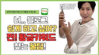 블로그 부업으로 하는데 이걸 몰라 진짜 황금 키워드 찾는법 수익화를 위해선 필수 [upl. by Airemat437]