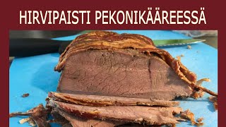 Hirvipaisti pekonikääreessä [upl. by Diaz32]