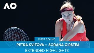 Petra Kvitova v Sorana Cirstea Extended Highlights 1R  Australian Open 2022 [upl. by Canotas531]