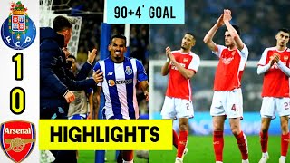 Fc Porto vs Arsenal 10 HIGHLIGHTS GALENO 904 WINNER [upl. by Euqitsym]