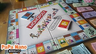 มาลองเล่นมาริโอ้ แบบเกมกระดานกัน Monopoly Nintendo 【PaPa Nano】 [upl. by Sivert730]