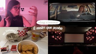 vlog cinema É assim que acaba  It Ends with Us  Beatriz Gil [upl. by Karlens]