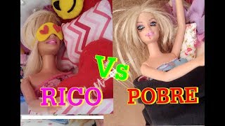 RICO VS POBRE BARBIE DESENHO EM PORTUGUÊS TOY DESENHO DA BARBIE [upl. by Haynes]