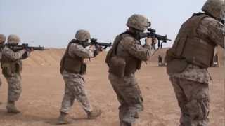 Marines Conduct a Combat Marksmanship Range at Camp Leatherneck in Helmand Province Afghanistan [upl. by Ernesto242]