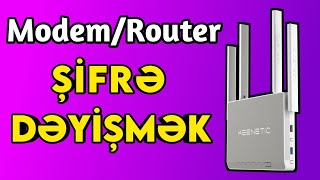 RAHAT amp SADƏ 👍🏻 WiFi Modem Kod Dəyişmək ADSL və Fiber Optik GPON Şifrə Dəyişmə [upl. by Nirehs]