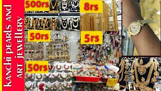 wholesale shop in pondy bazaar challenging price only at 5rs one gram gold jewelry from 150 [upl. by Huai504]