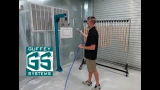 PIVOT POINT Cabinet Finishing by Guffey Systems [upl. by Ycats]