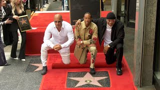 Ludacris Honored With A Star On The Hollywood Walk Of Fame  quotFast Xquot Cast In Attendance [upl. by Savage]