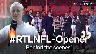 BEHIND THE SCENES beim RTLNFLOpener  RTL Sport [upl. by Darill]