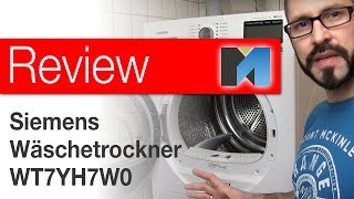 Review Siemens IQ800 Wärmepumpentrockner WT7YH7W0 deutsch [upl. by Vonny]