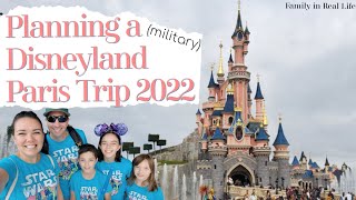 Planning a Disneyland Paris trip including military discounts [upl. by Fitzpatrick]