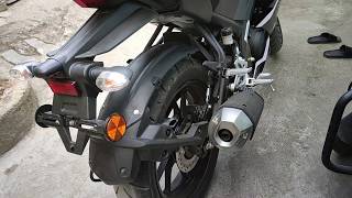 R15 V2s Rear Mudguard on V3  Installation [upl. by Tnecillim991]