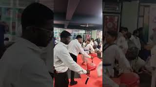 Karate tournament Hyderabad preparation by kids [upl. by Nitsirhc]