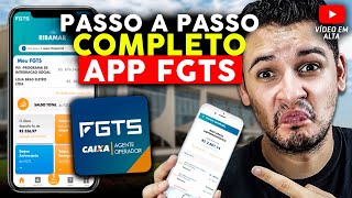 Aplicativo FGTS Tutorial COMPLETO do APP FGTS APRENDA A SACAR O FGTS PELO APLICATIVO [upl. by Georgeanna]