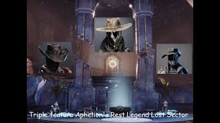 Aphelions Rest Legend Lost Sector all classes in Under 150 [upl. by Innos]