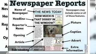 The Newspaper Reports Pack  Teaching Resources [upl. by Adnaral]